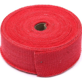 Torque Solution Fiberglass Exhaust Wrap Universal 2inx25ft - Red TS-EW-2X25R