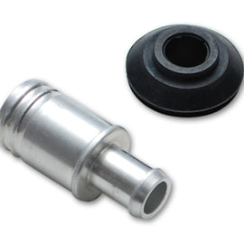 Vibrant 16mm (5/8in) O.D. Aluminum Vacuum Hose Fitting (includes Rubber Grommet) 2896