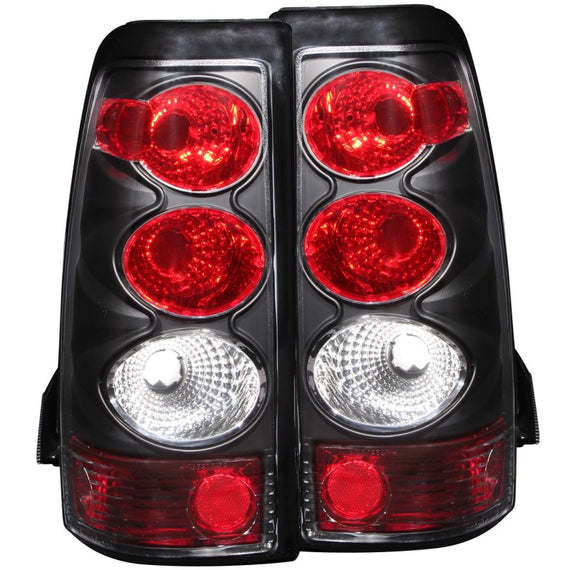 Anzo 211022 Black Clear Lens Tail Lights for 03-06 Chevrolet Silverado 1500/2500 211022
