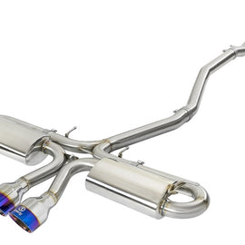 aFe Takeda 3in 304 SS Cat-Back Exhaust System w/ Blue Tips 2017 Honda Civic Si I4 1.5L (t) 49-36618-L