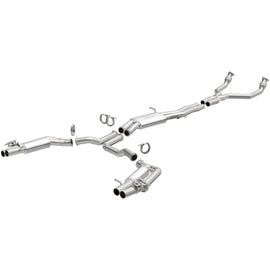 MagnaFlow 14-17 Audi RS7 4.0L 2.5in Quad Split Exit Stainless Steel Cat-Back Exhaust w/Polished Tips 19306