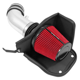 Spectre 12-18 Jeep Grand Cherokee V8-6.4L F/I Air Intake Kit - Polished w/Red Filter 9039