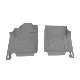 Westin 12-17 Toyota Tundra Reg/Dbl/CrewMax (Double hook) Wade Sure-Fit Floor Liners Front - Gray 72-120054