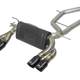 aFe MACH Force-Xp 2-1/2in SS Axle Back Exhaust w/Black Tips 15+ BMW M3/M4 (F80/F82) L6 3.0L (tt) S55 49-36338-B