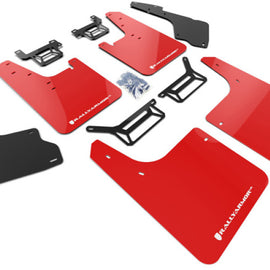 Rally Armor 12-20 Toyota 4Runner Red UR Mud Flap w/ White Logo MF48-UR-RD/WH