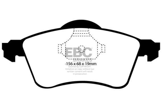 EBC 97-98 Volkswagen Eurovan 2.5L Ultimax2 Front Brake Pads UD705