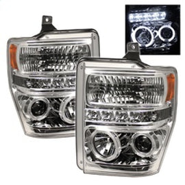 Spyder Ford F250/350/450 Super Duty 08-10 Projector Headlights LED Halo LED Chrm PRO-YD-FS08-HL-C 5010582