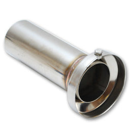 Vibrant 3.90in OD Low Inner Silencer Muffw/ 3.90in ID Single Wall Exh Tip2.5in OD Tuning Tube 1184