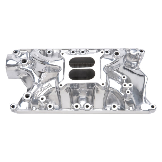 Edelbrock Perf RPM 351-W Polished Mani 71811