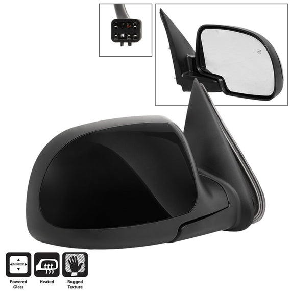 xTune 99-02 Chevy Silverado Power Heated Mirror - Right MIR-03CS99-PW-R 9938641