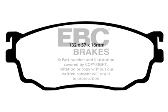 EBC 03-04 Mazda Protege 2.0 Turbo (Mazdaspeed) Ultimax2 Front Brake Pads UD755