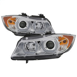 Spyder BMW E90 3-Series 06-08 4DR V2 Headlights - HID Only - Chrome PRO-YD-BMWE9005V2-AFSHID-C 5083845