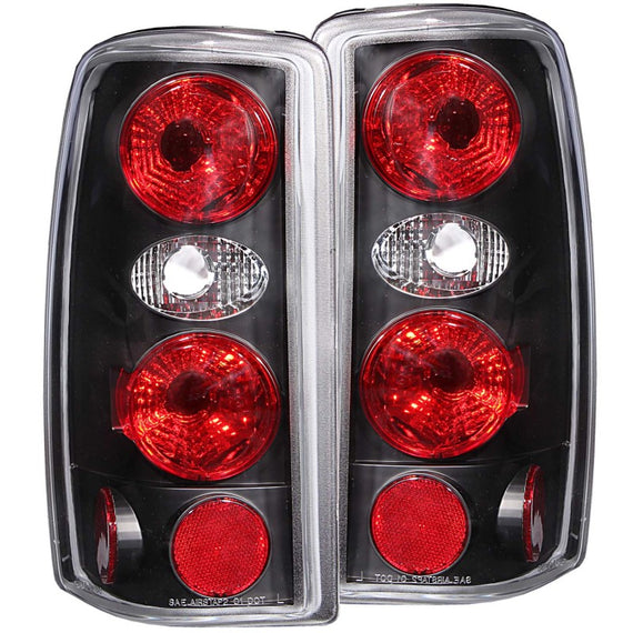 Anzo 211010 Black Clear Tail Lights fit for 00-06 Suburban/Tahoe/Yukon/Denali 211010