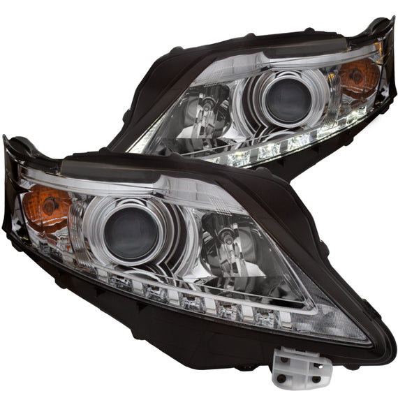 For Lexus RX350 2010-2012 Anzo 111323 Chrome Projector Headlights w Parking LEDs 111323