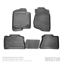 Westin 16-20 Jeep Cherokee Profile Floor Liners Front and 2nd Row - Black 74-21-51015