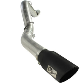 aFe MACHForce XP Exhaust 5in DPF-Back SS 11-13 GM Diesel Trucks V8-6.6L (td) (LML) (Blk Tip) 49-44041-B