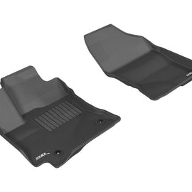 3D MAXpider 2014-2018 Fits Toyota Corolla 1st Row Embossed Pattern Floor Mat L1TY13711509