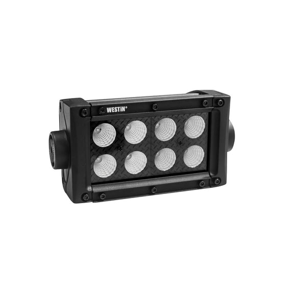Westin B-FORCE LED Light Bar Double Row 4 inch Flood w/3W Cree - Black 09-12212-8F