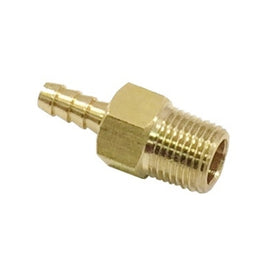 Torque Solution Brass 1/8 in NPT Fitting: Universal Straight Barb TS-NPT-18.SB