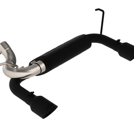 MBRP Exhaust S5528BLK Black Series Axle Back Exhaust System Fits Wrangler (JK) S5528BLK