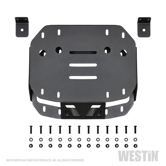 Westin 18-19 Jeep Wrangler JL WJ2 Spare Tire Relocator - Textured Black 59-89005