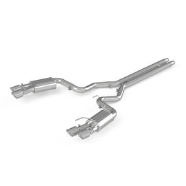 MBRP 2018-20 Mustang GT Non Active STREET 3" Cat-Back Exhaust Alum QUAD S7205AL S7205AL