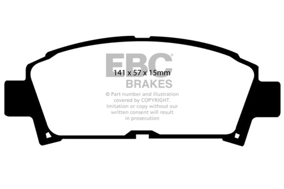 EBC DP3995C REDSTUFF CERAMIC PERFORMANCE BRAKE PADS - FRONT DP3995C