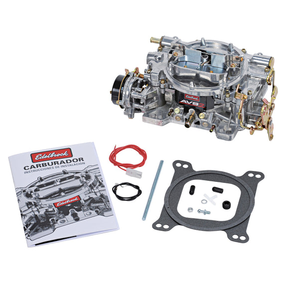 Edelbrock 1901 AVS2 Series 4 Barrel Carb, 500 cfm, Electric Choke 1901
