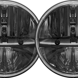Rigid Industries 7in Round Headlights w/ H13 to H4 Adaptors - Set of 2 55001