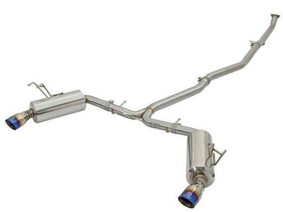 AFE Filters 49-36615-L Takeda Cat-Back Exhaust System Fits 16-20 Civic 49-36615-L