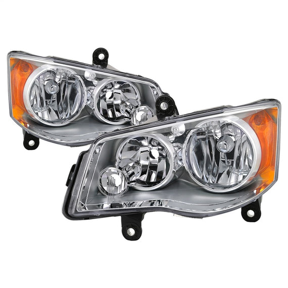 xTune 11-17 Dodge Grand Caravan OEM Style Headlights - Chrome (HD-JH-CHRTC08-AM-C) 9042508