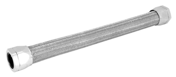 Spectre Stainless Steel Flex Radiator Hose Kit 1.5in. x 22in. Chrome 58228