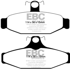 EBC 93-00 Aston Martin Virage 5.3 (AP Caliper) Yellowstuff Rear Brake Pads DP41165R