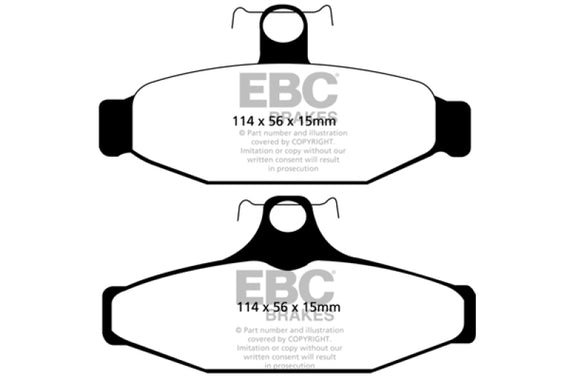 EBC 93-00 Aston Martin Virage 5.3 (AP Caliper) Yellowstuff Rear Brake Pads DP41165R