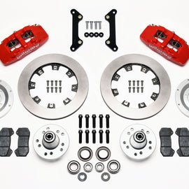 Wilwood Dynapro 6 Front Hub Kit 12.19in Red 70-78 Camaro 140-10738-R