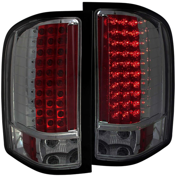 Anzo 311159 Smoke LED Tail Lights for 07-14 Chevrolet Silverado 1500/2500/3500HD 311159