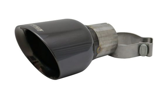 Corsa Single Universal 2.75in Inlet / 4.5in Outlet Black PVD Pro-Series Tip Kit TK008BLK