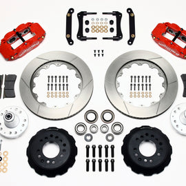 Wilwood Narrow Superlite 6R Front Hub Kit 14.00in Red 70-78 Camaro 140-10486-R
