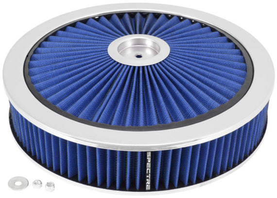 Spectre ExtraFlow HPR Air Cleaner Assembly 14in. x 3in. - Blue 47626