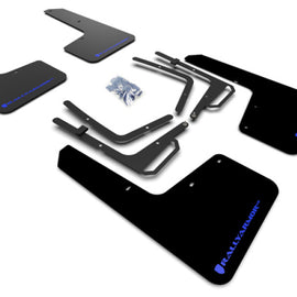 Rally Armor 17-20 Ford F-150 Raptor Black UR Mud Flap w/ Blue Logo MF53-UR-BLK/BL
