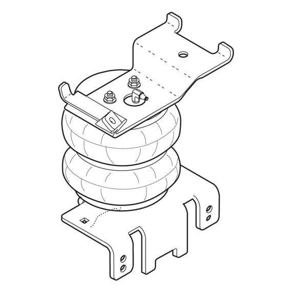 Firestone Ride-Rite Air Helper Spring Kit Rear 04-15 Nissan Titan 2WD/4WD (W217602355) 2355