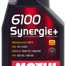 Motul 1L Technosynthese Engine Oil 6100 SYNERGIE+ 10W40 - 1L 108646