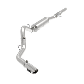 aFe Apollo GT Series 4in 409SS Cat Back Exh System Polished Tip 14-18GM for Silv 49-44116-P