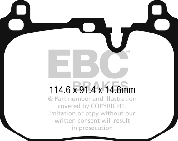 EBC Red Stuff Front Brake Pads for 15+ Mini Cooper John Cooper Works - DP32271C DP32271C