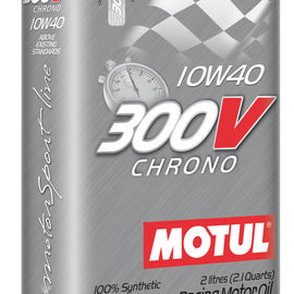 Motul 2L Synthetic-ester Racing Oil 300V CHRONO 10W40 104243