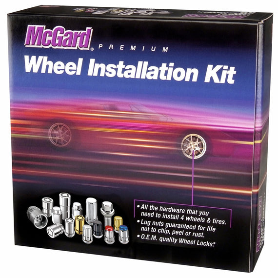 McGard HEX INSTALL KIT 23pc for JEEP 1/2-20 CONE SEAT W/5-WHL LKS, 13/16 HEX, 1.5