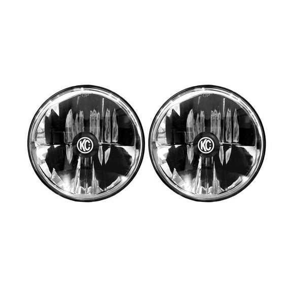 KC Hilites 42351 Gravity 7in. LED Driving Headlight; DOT For Jeep JK 07-18 (pr) 42351