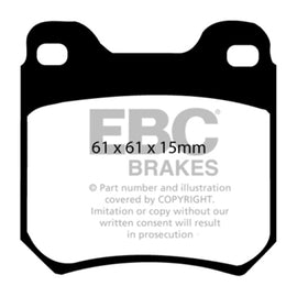 EBC 2000 Saturn LS2 3.0L Bluestuff Rear Brake Pads DP5675NDX