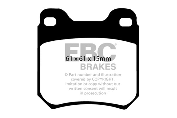 EBC 97-01 Cadillac Catera 3.0 Greenstuff Rear Brake Pads DP2675
