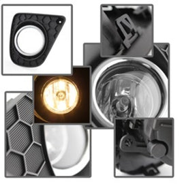 Spyder Honda Accord 2013-2015 2Dr OEM Fog Lights W/Switch- Clear FL-HA2013-2D-C 5079855